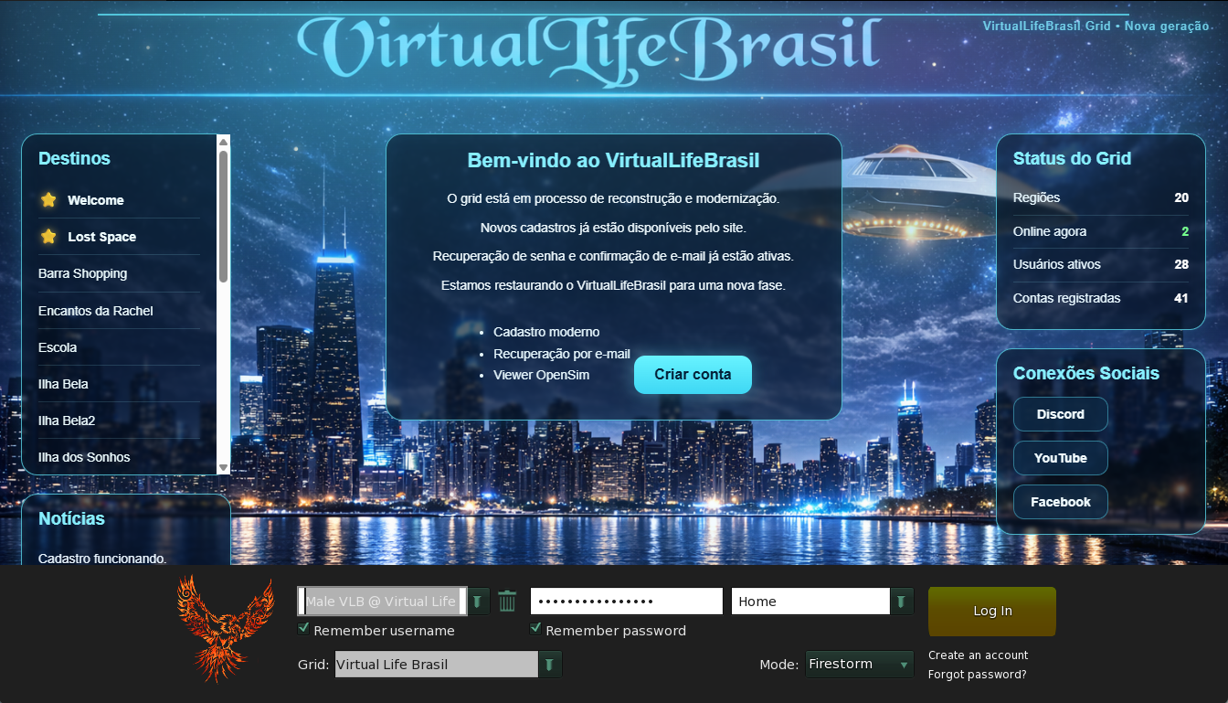 Viewer do VirtualLifeBrasil